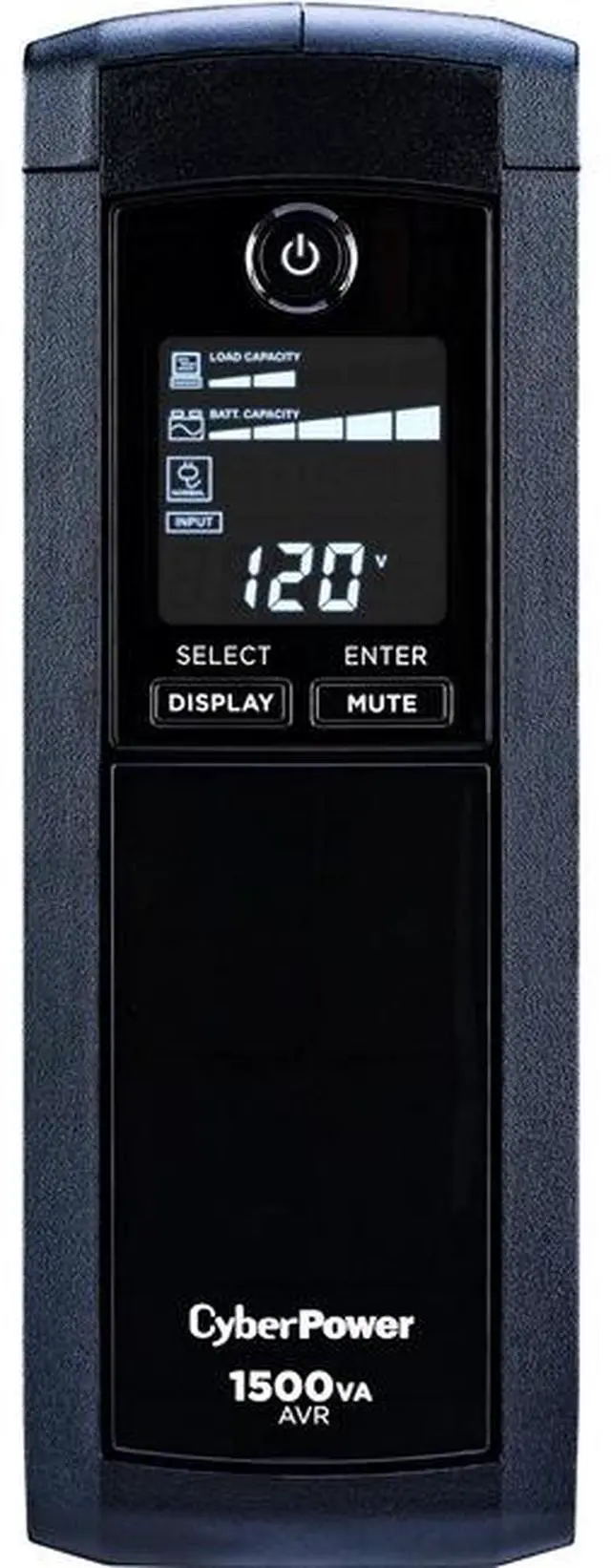 Main image of CyberPower CP1500AVRLCDTAA 1500 VA 900 Watts 12 Outlets UPS