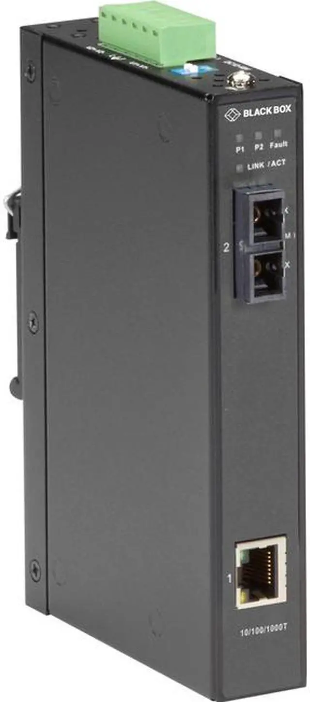 Alt view image 5 of 8 - Black Box LGC281A LGC280 Series Gigabit Industrial Media Converter - Multimode SC