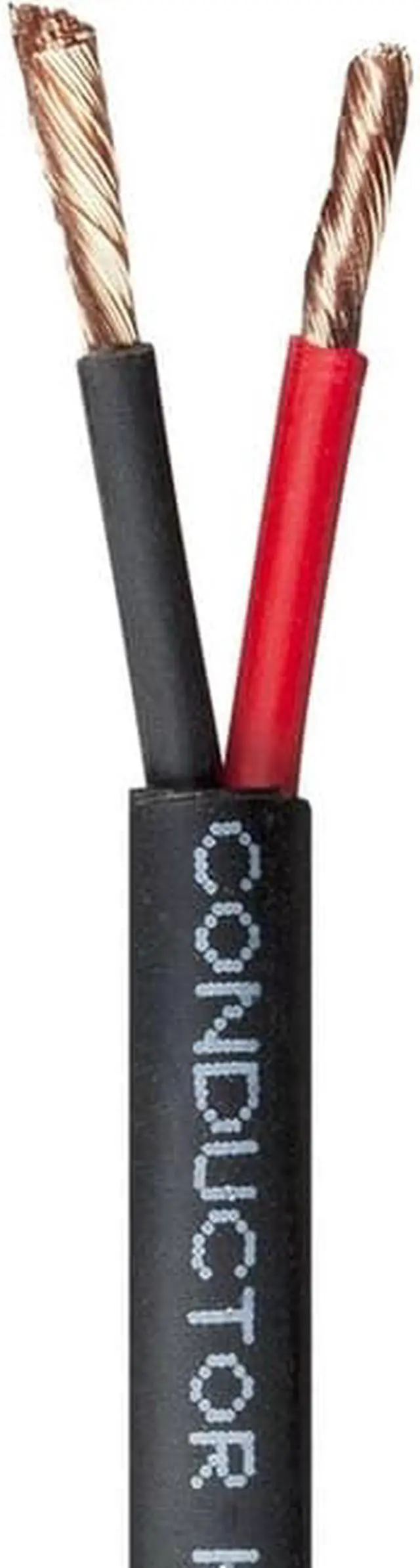 Alt view image 4 of 5 - Monoprice Speaker Wire, CMP Rated, 2-Conductor, 14AWG, 250ft, Black