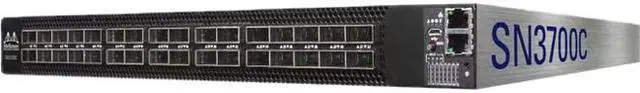 Main image of Mellanox Spectrum-2 Based 100GbE 1U Open Switch with Cumulus Linux, 32 QSFP28 Ports, 2 Power Supplies (AC), Standard Depth, x86 CPU, P2C Airflow, Rail Kit