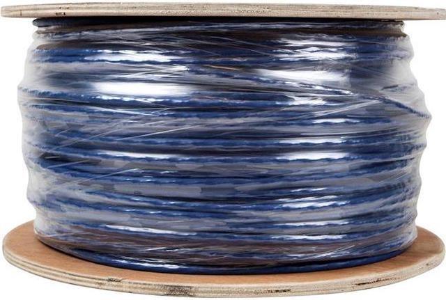 Alt view image 4 of 15 - Monoprice Cat6A Ethernet Bulk Cable - Network Internet Cord - Solid, 550Mhz, UTP, CMR, Pure Bare Copper Wire, 10G, 23AWG, No Logo, 1000ft, Blue