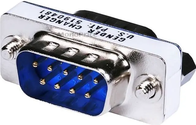 Alt view image 3 of 4 - Monoprice DB9 Male/Male Mini Gender Changer