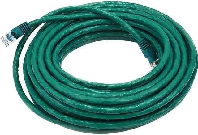 Alt view image 5 of 15 - Monoprice Cat5e Ethernet Patch Cable - 50 Feet - Green | Network Internet Cord - RJ45, Stranded, 350Mhz, UTP, Pure Bare Copper Wire, 24AWG