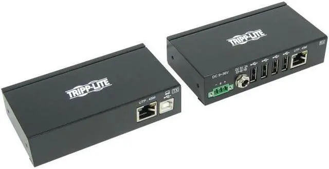 Alt view image 2 of 19 - USB OVER CAT5CAT6 EXTENDER KIT 4PORT