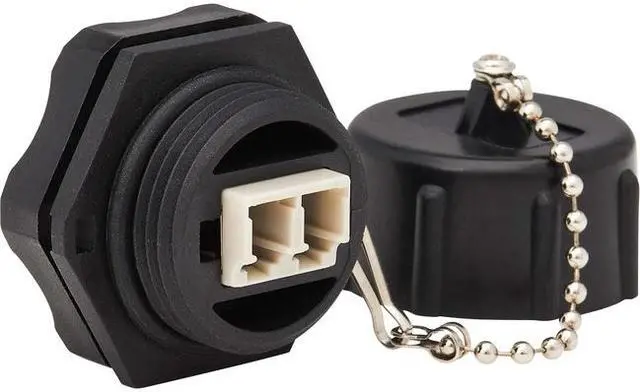 Alt view image 7 of 10 - Tripp Lite Ip68 Duplex Multimode Fiber Coupler (Lc/Lc)