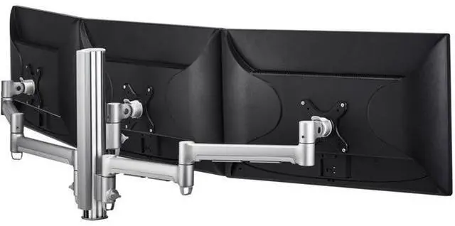 Main image of Atdec Awm Triple Monitor Arm Desk Mount. Flat And Curved Up To 24In - Vesa 75 X 75 100 X 100