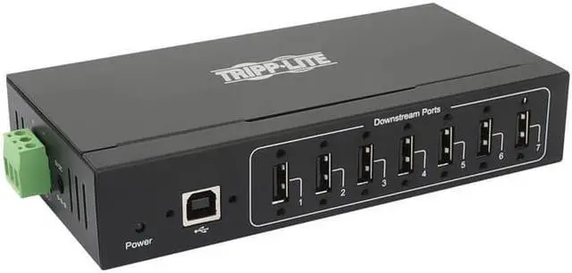 Alt view image 4 of 20 - USB 20 HUB INDUSTRIAL 7PORT 15KV ESD