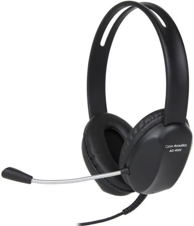 Alt view image 5 of 11 - Cyber Acoustics Ac-4006 Usb Stereo Headset