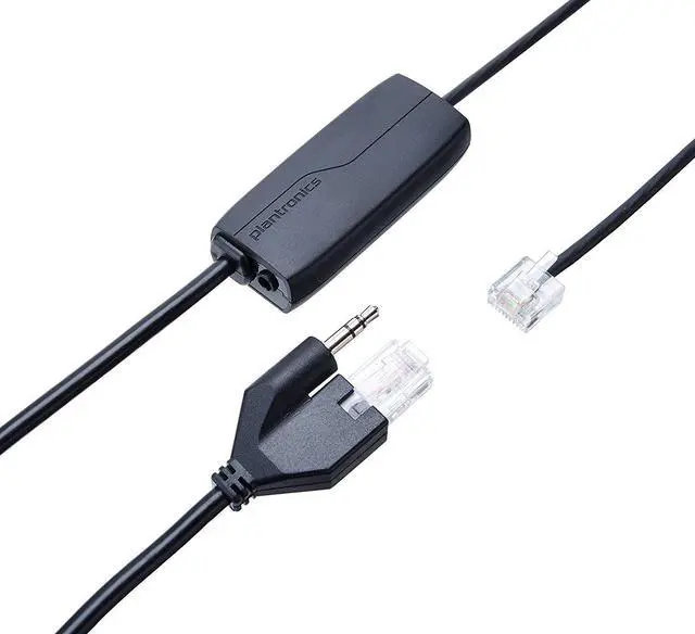 Alt view image 2 of 7 - Plantronics APS-11 Electronic Hook Switch Cable(Siemens, Funwerk, Auerswald, Agfeo, Aastra, DeTeWe)