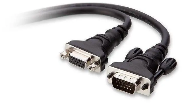 Alt view image 7 of 8 - Belkin  F2N025B06  5.91 ft.  Pro Series VGA Monitor Extension Cable