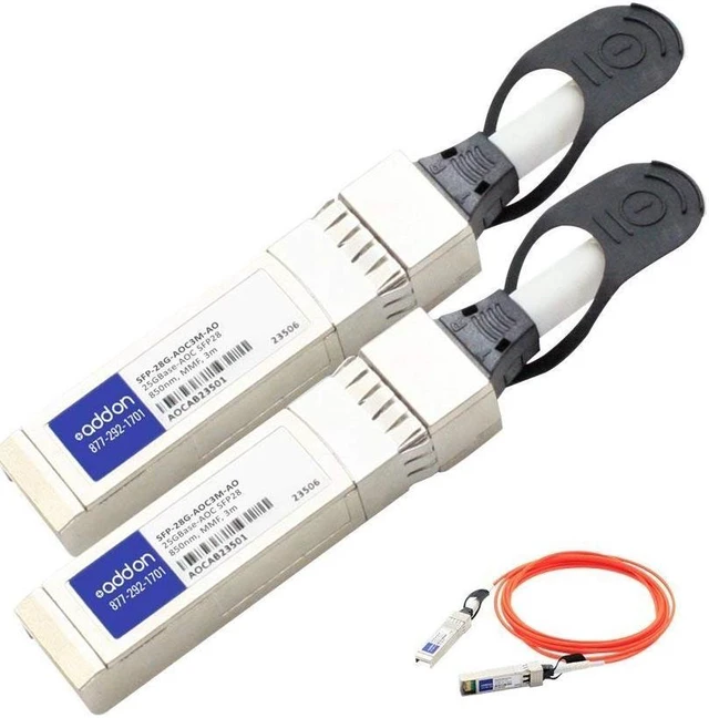 Alt view image 4 of 4 - Addon Msa And Taa Compliant 25Gbase-Aoc Sfp28 To Sfp28 Direct Attach Cable (850Nm Mmf 3M)