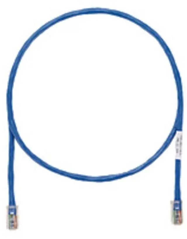 Alt view image 7 of 11 - Panduit UTPSP10BUY 10 ft. Cat 6 Blue Network Ethernet Cable