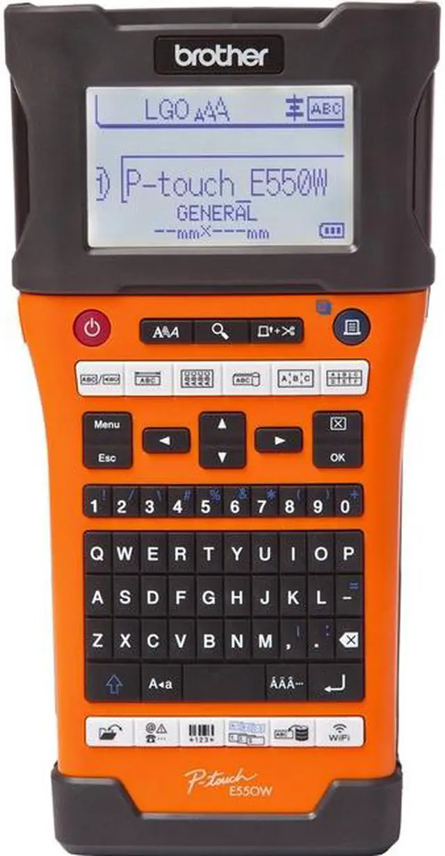 Alt view image 4 of 20 - Brother P-touch EDGE PT-E550W Electronic Label Maker