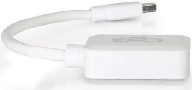 Alt view image 3 of 17 - C2g 8In Mini Displayport To Hdmi Adapter-Thunderbolt To Hdmi Converter-White