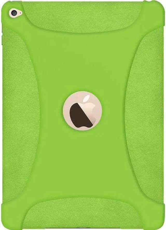 Alt view image 5 of 7 - Amzer Silicone Skin Jelly Case - Green for Apple iPad Air 2