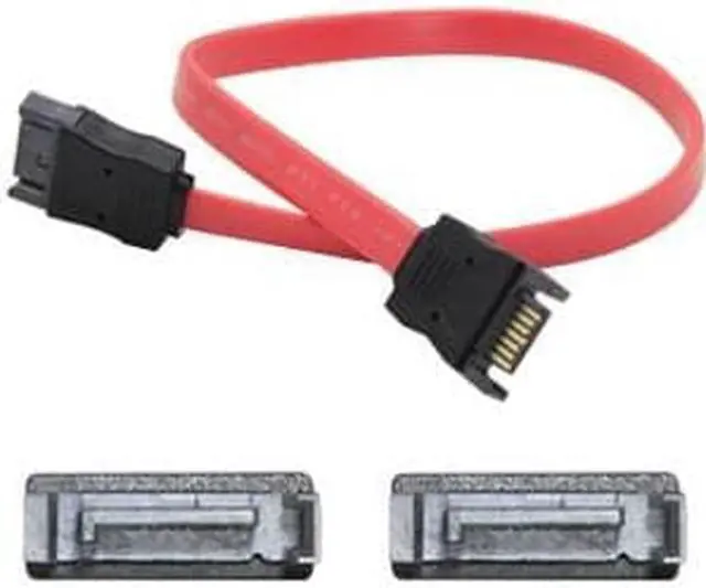 Alt view image 2 of 2 - 5-Pack Of 1.5Ft Sata Male To Male Serial Cables