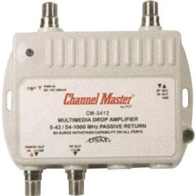 Alt view image 5 of 17 - Channel Master 3412 Ultra Mini Distribution Amplifier