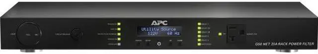 Alt view image 2 of 7 - APC G50NETB-20A2 9-Outlet 20-Amp Rack-Mountable Power Filter