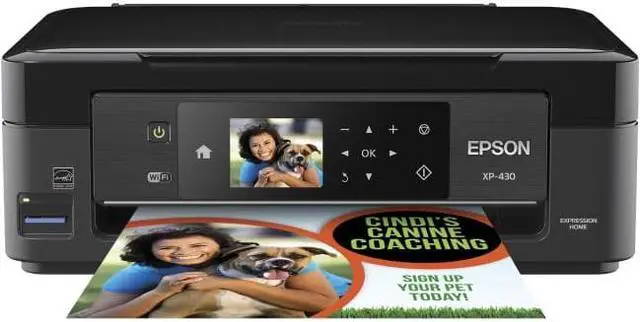 Alt view image 8 of 19 - EPSON Expression XP-430 (C11CE59201) 5760 dpi x 1440 dpi wireless/USB color Inkjet MFP Printer