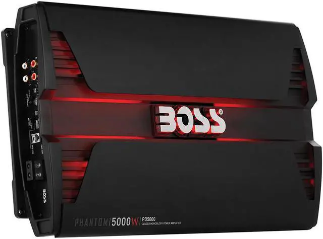 Main image of Boss Audio PD5000 Phantom 5000W Monoblock D Car Audio LED Amplifier with Remote