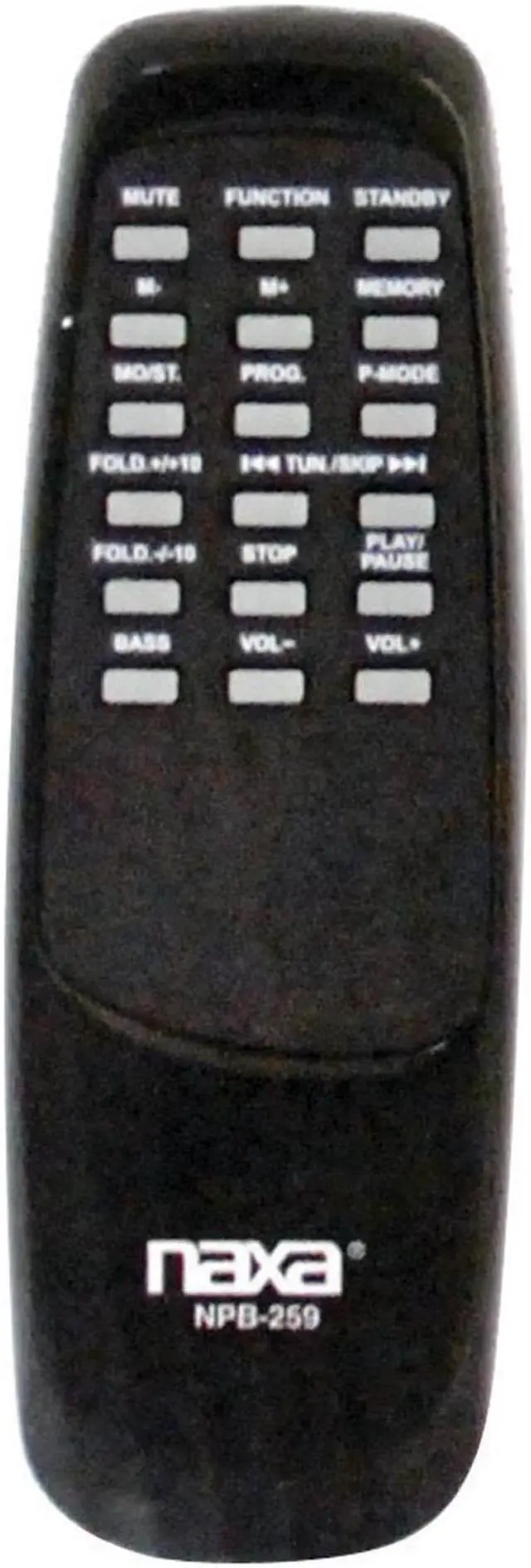 Alt view image 4 of 6 - Naxa Portable MP3/CD AM/FM Stereo Radio Cassette Player/Recorder