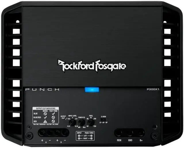 Alt view image 4 of 9 - Rockford Fosgate P300X1 Punch 1-Channel Mono Block Amplifier