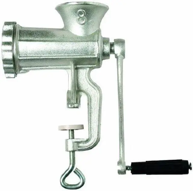 Alt view image 3 of 6 - Chard No8 Cast Iron Hand Grinder, Silver HG-8