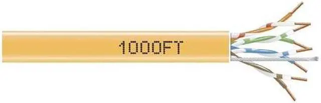 Alt view image 3 of 9 - Black Box EYN866A-PB-1000 1000ft GigaTrue 550 CAT6 550-MHz Bulk Cable Orange