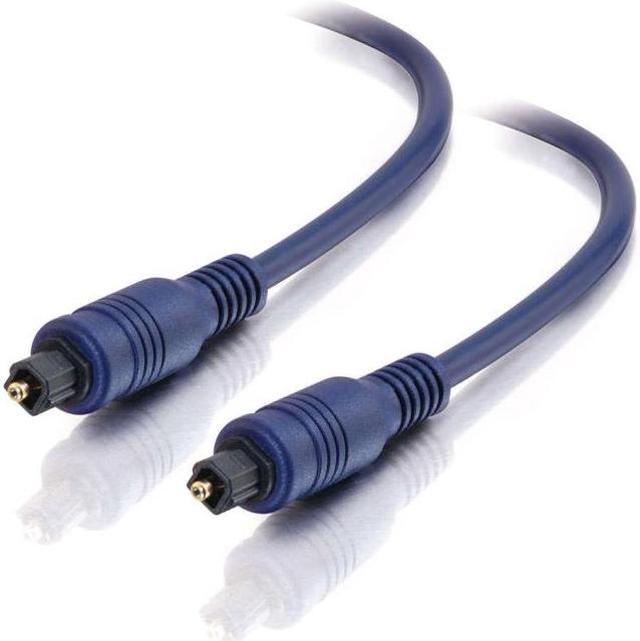 Alt view image 4 of 4 - C2G 40390 Velocity Toslink Optical Digital Cable, Blue (3.3 Feet, 1 Meter)