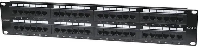 Alt view image 5 of 5 - Intellinet Network Solutions 560283 Cat-6 Patch Panel, 48 Port, Utp, 2U