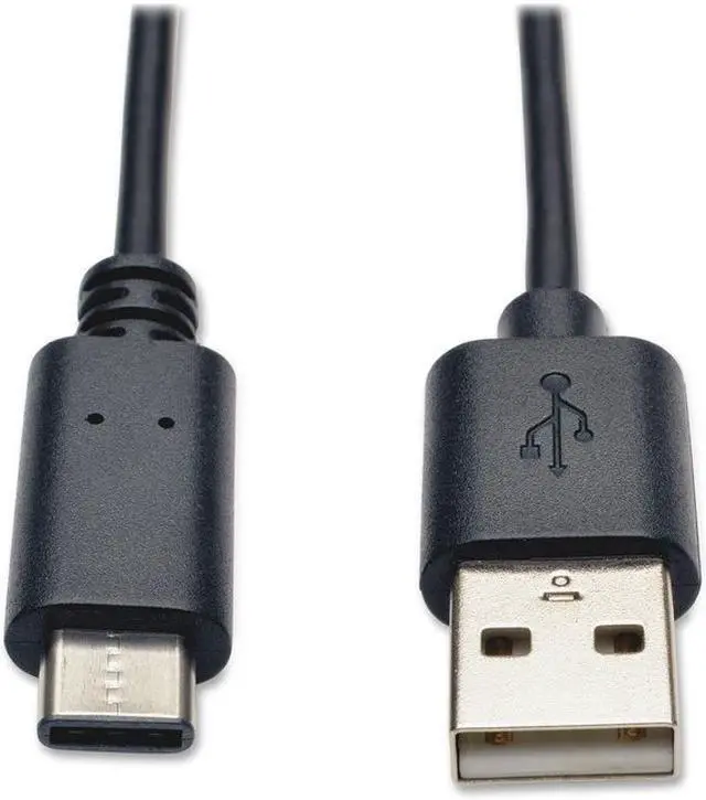 Alt view image 11 of 15 - Tripp Lite USB 2.0 Hi-Speed Cable (A Male to USB Type-C Male), 3-ft.