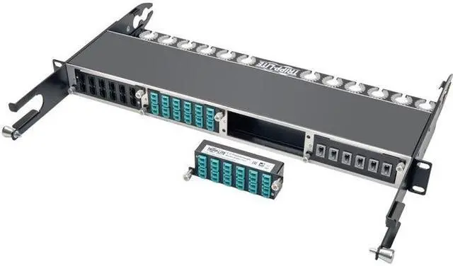 Alt view image 8 of 20 - Tripp Lite N484-12LC 10GbE Pass-Through Cassette - (x12) LC Duplex Female to Female
