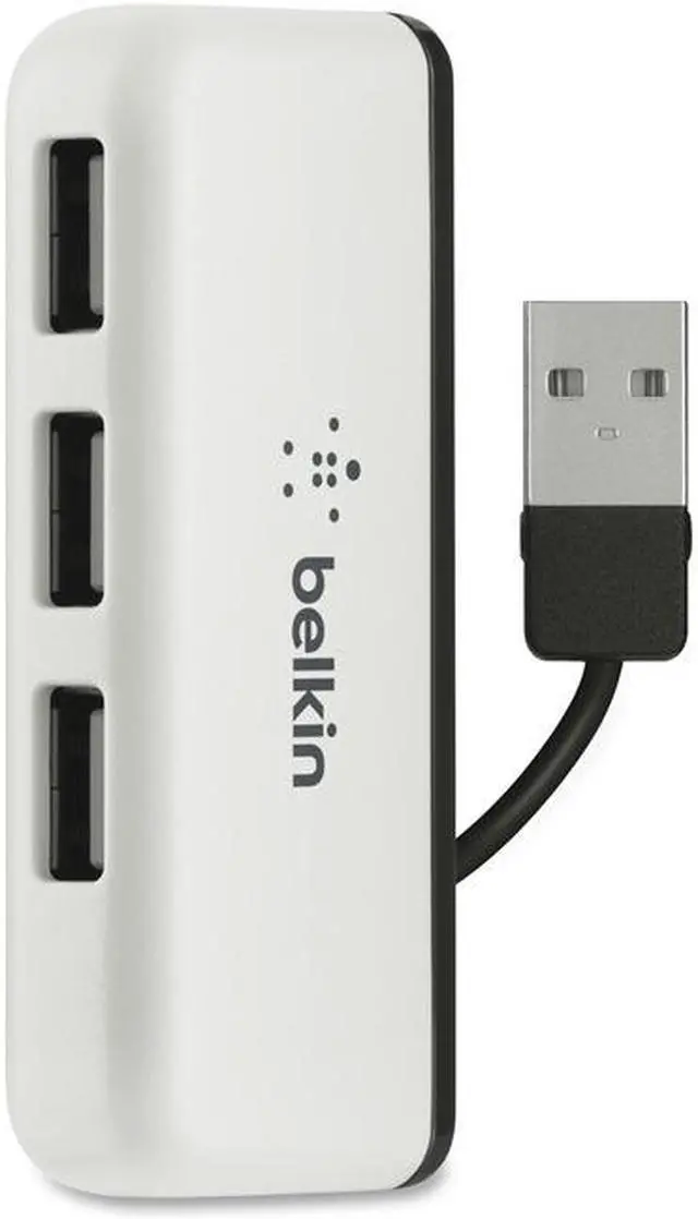 Alt view image 6 of 14 - Belkin 4-port Travel Hub
