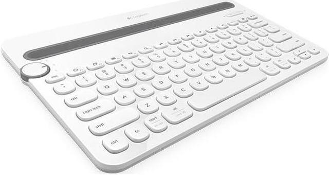 Alt view image 8 of 10 - Logitech K480 Bluetooth Multi-Device Mini Wireless Desk Keyboard for Computer,Tablet and Smartphone-Black/White