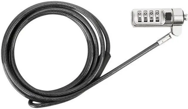 Alt view image 10 of 20 - Targus DEFCON® Trapezoid Serialized Combo Cable Lock - 1 Pack - ASP66GLX-S