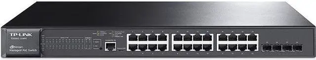 Alt view image 6 of 6 - TP-Link T2600G-28MPS JetStream 24-Port Gigabit L2 Managed PoE+ Switch with 4 SFP Slots