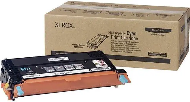 Alt view image 5 of 18 - Xerox High Capacity Cyan Toner Cartridge (6 000 Yield) 113R00723
