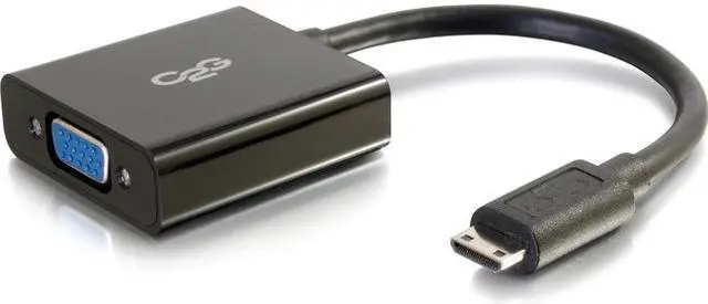 Alt view image 6 of 6 - C2g Mini Hdmi To Vga Adapter - Mini Hdmi To Vga Converter - Male To Female