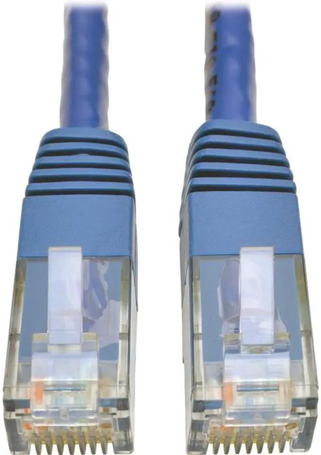 Alt view image 3 of 14 - Tripp Lite Cat6 Gigabit Molded Patch Cable, 14 ft. RJ45 (M/M), 550MHz 24 AWG Blue 14' (N200-014-BL)
