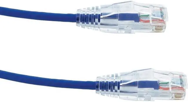 Alt view image 2 of 5 - Axiom C6BFSB-B9-AX Bendnflex Ultra-Thin - Patch Cable - Rj-45 (M) To Rj-45 (M) - 9 Ft - Utp - Cat 6 - Snagless - Blue