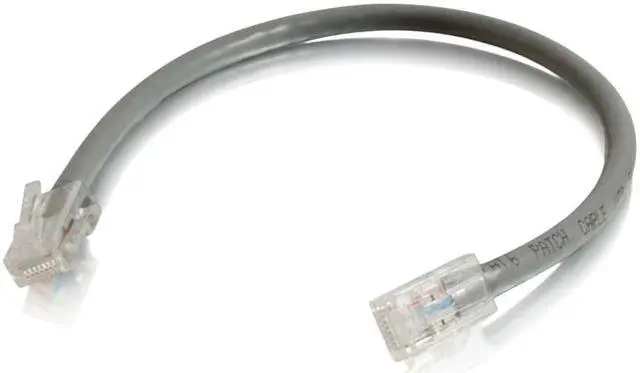 Alt view image 4 of 6 - C2G 00961 Cat6 Cable - Non-Booted Unshielded Ethernet Network Patch Cable, Gray (6 Inches)