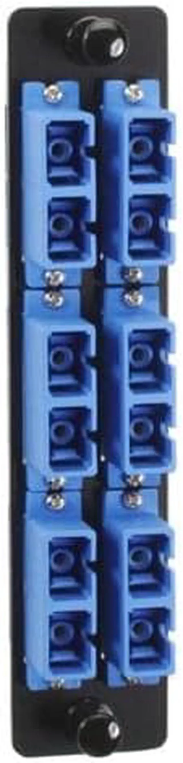 Main image of HIGH DENSITY FIBER OPTC ADPTER PANEL SC BLUE