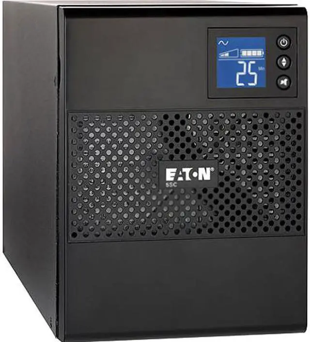 Alt view image 3 of 15 - Eaton 5SC1500 5SC UPS 1500 VA 1080 Watt 120V Line-Interactive Battery Backup Tower USB - Tower - 5 Minute Stand-by - 110 V AC Input - 8 x NEMA 5-15R -