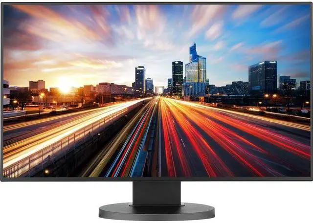 Alt view image 3 of 20 - NEC Display Solutions EX241UN-BK 24” Widescreen Full HD 6ms Monitor with 4-Sided Ultra-Narrow Bezel and IPS Panel, 250cd/m2, D-Sub, DVI, HDMI, DisplayPort,Tilt, Swivel, Pivot, Height-adjustable stand