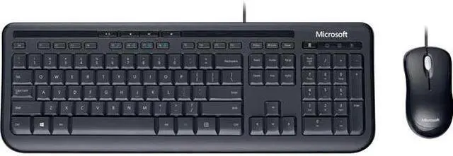 Alt view image 8 of 15 - Microsoft 3J2-00001 Wired Desktop 600 for Business - Wired Keyboard and Mouse Combo. Spill Resistant Design.