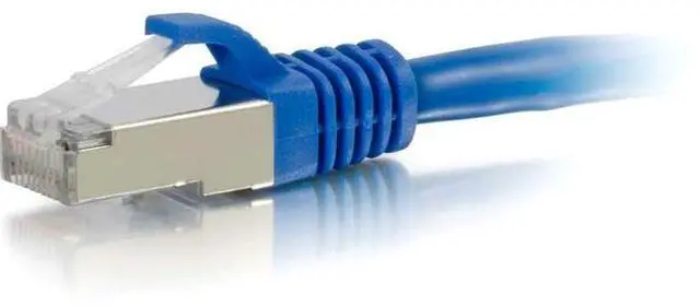 Alt view image 3 of 7 - C2G / Cables to Go 00797 Cat6 Snagless Shielded (STP) Network Patch Cable, Blue (7 Feet/2.13 Meters)