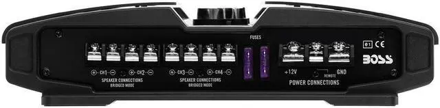 Alt view image 9 of 20 - BOSS Audio PF2200 Phantom 2200W 4 Channel Full Range, Class A/B Amplifier