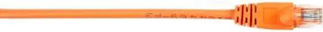 Alt view image 2 of 4 - Black Box CAT6PC-002-OR Cat6 Value Line Patch Cable, Stranded, Orange, 2-Ft. (0.6-M) - Category 6 For Network Device - Patch Cable - 2 Ft - 1 X Rj-45 Male Network - 1 X Rj-45 Male Network - Orange