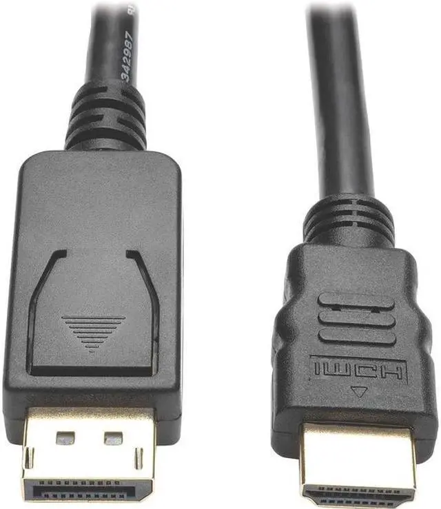 Alt view image 6 of 14 - Tripp Lite DisplayPort 1.2 to HD Active Adapter Cable, DP with Latches to HDMI (M/M), UHD 4K x 2K/1080p, 6 ft. (P582-006-V2-ACT)