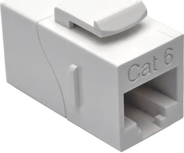 Alt view image 3 of 12 - TRIPP LITE N235-001-WH Cat6 Straight-Through Modular In-Line Snap-In Coupler (RJ45 F/F)